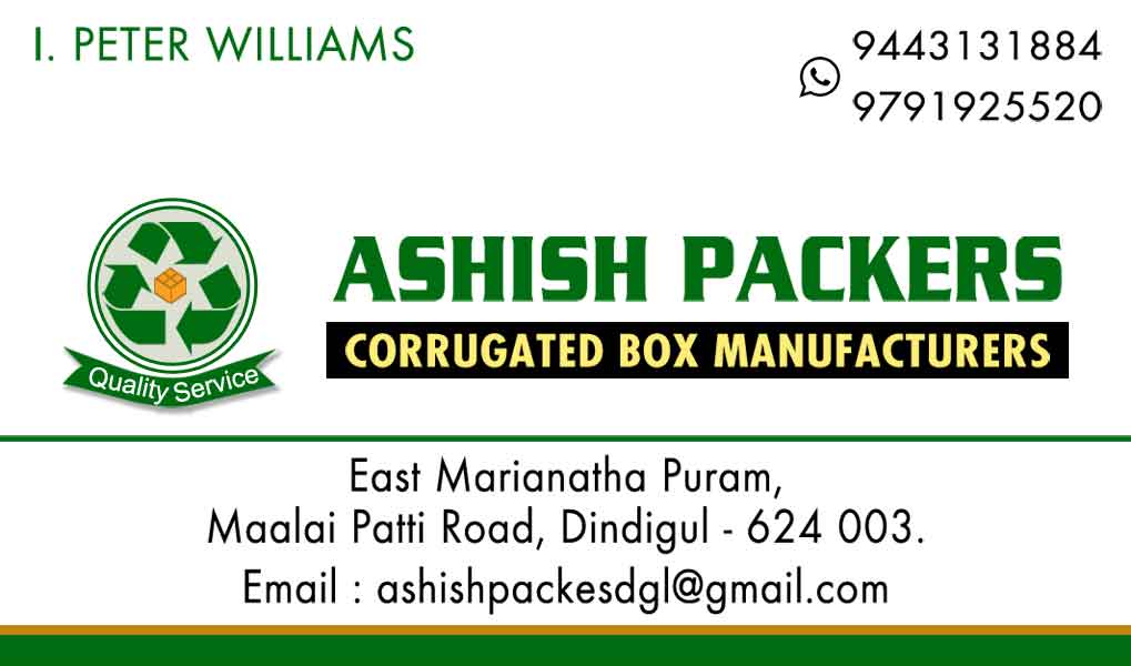 Ashish Packers In Dindigul Manufacturers